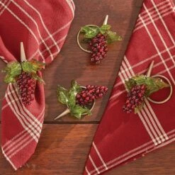 Park Designs Mason Reserve Napkin Ring Set Of 4