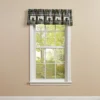 Park Designs Happy Trails Lined Bear Patch Valance 60” X 14”