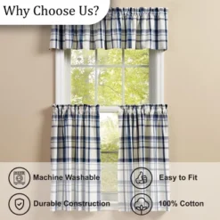Park Designs Canton Plaid Tiers 72" X 36" Pair Of 2 -Park Designs Sales GUEST 92fe6aa4 6fe7 41e3 828d 02742600ce41