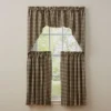 Park Designs Berry Gingham Lined Swags 72" X 36"