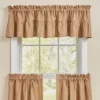 Park Designs Sturbridge Ticking Ruffle Wine Valance 72"