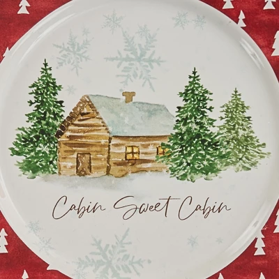 Park Designs Cabin Sweet Cabin Salad Plate Set Of 4 2 Park Designs Cabin Sweet Cabin Salad Plate Set Of 4 - Image 2