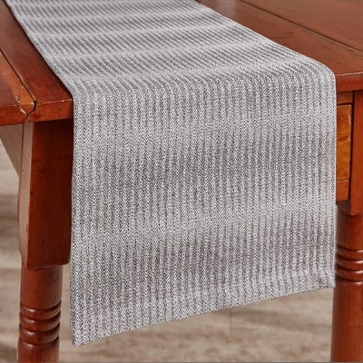 Park Designs Sine Wave Table Runner - 36''L - Gray 1 Park Designs Sine Wave Table Runner - 36''L - Gray