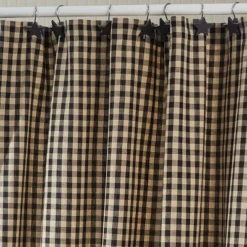 Park Designs Star Black Shower Curtain Hook Black Set Of 12