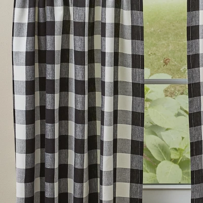 Park Designs Buffalo Check Tiers - 36"L - Black & Cream 2 Park Designs Buffalo Check Tiers - 36"L - Black & Cream - Image 2