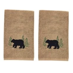 Park Designs Black Bear Terry Hand Towel - Set Of 2 -Park Designs Sales GUEST a14b45dc d874 4bed a74a 695a121b1fe2