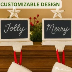 Park Designs Chalkboard Stocking Hanger White - Set Of 2 -Park Designs Sales GUEST a36359c8 a33f 46ce b146 3570d12f26f2