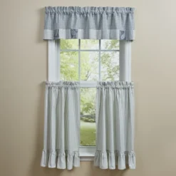 Park Designs Jubilee Lined Patchwork Valance 60” X 14”