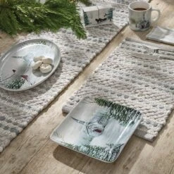 Park Designs All Is Calm Chindi Table Runner 13" X 36"