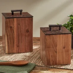 Park Designs Woodbourne Medium Canister 8.5"