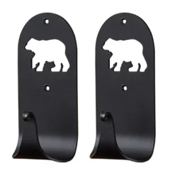 Park Designs Black Bear Single Hook - Set Of 2 -Park Designs Sales GUEST b0bef50f 8784 4ae5 828a 9494aedd3474