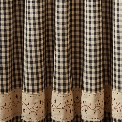 Berry Gingham Shower Curtain 72x7 2 Berry Gingham Shower Curtain 72x7 - Image 2