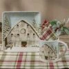 Park Designs Christmas Barn Mug Set Of 4