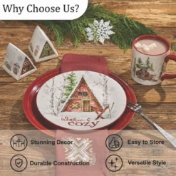 Park Designs Snowflake Lodge Red Mug Set Of 4 -Park Designs Sales GUEST b63fa319 9bcd 4972 b818 cf7739812930