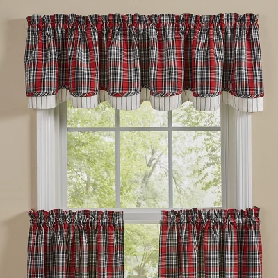 Park Designs Wilderness Lined Layered Valance 72" X 16" 1 Park Designs Wilderness Lined Layered Valance 72" X 16"
