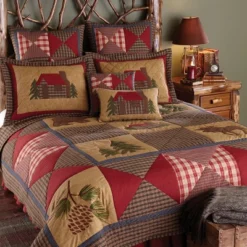 Park Designs Cabin Patchwork Euro Sham Patchwork