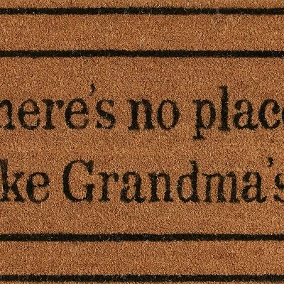 Park Designs No Place Like Grandmas Doormat - Beige 1'6''x2'6'' 2 Park Designs No Place Like Grandmas Doormat - Beige 1'6''x2'6'' - Image 2
