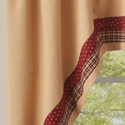 Park Designs My Country Home Lined Border Swag 72X36 2 Park Designs My Country Home Lined Border Swag 72X36 - Image 2