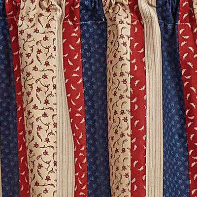 Park Designs Agate Lined Patch Valance 60" X 14" 2 Park Designs Agate Lined Patch Valance 60" X 14" - Image 2