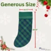 Patricia Heaton Home Macmerry Plaid Stocking Set Of 2