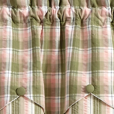 Park Designs Butterfly Garden Lined Scalloped Valance 58” X 15” 2 Park Designs Butterfly Garden Lined Scalloped Valance 58” X 15” - Image 2