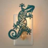 Park Designs Gecko Night Light - Turquoise