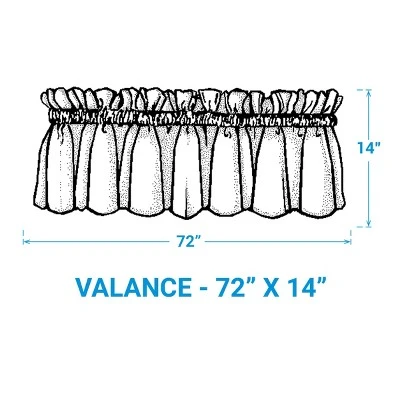 Park Designs Hixon Valance 72" X 14 3 Park Designs Hixon Valance 72" X 14 - Image 3
