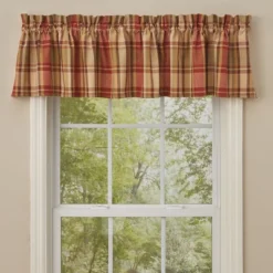 Park Designs Heartfelt Valance - 72''L - Red