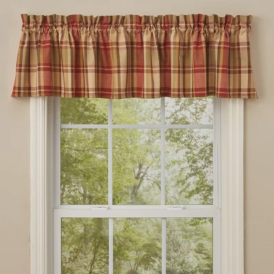 Park Designs Heartfelt Valance - 72''L - Red 1 Park Designs Heartfelt Valance - 72''L - Red