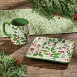 Park Designs Peace And Merry Salad Plate Set Of 4