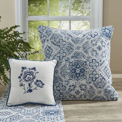 Park Designs Delft Flower 10" Pillow 1 Park Designs Delft Flower 10" Pillow