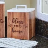 Park Designs Farmhouse Wood Canister - Small