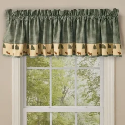 Park Designs Northern Exposure Valance - 14"L - Green