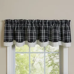 Park Designs Fairfield Lined Layered Valance 72"