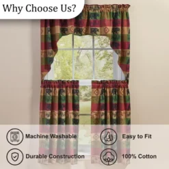 Park Designs Pinecones And Trees Jacquard Swags Pair 72" X 36" -Park Designs Sales GUEST ee9a6b9e b3b2 456f 8821 212eeffb273a