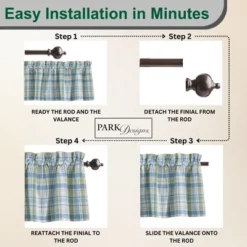 Park Designs Blue Sarasota Valance 14"L 6 Park Designs Blue Sarasota Valance 14"L -Park Designs Sales GUEST ef20d062 7448 4098 908e 290aa219c463