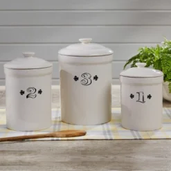 Park Designs Ironstone Canisters Set