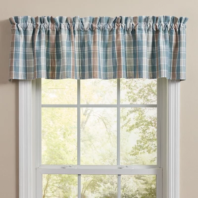 Park Designs Jordan Plaid Valance 72" X 14" 1 Park Designs Jordan Plaid Valance 72" X 14"