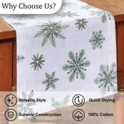 Park Designs Holiday Snowfall Table Runner 13" X 36" -Park Designs Sales GUEST f4775ee7 f30b 484d a126 5d917d17ea90
