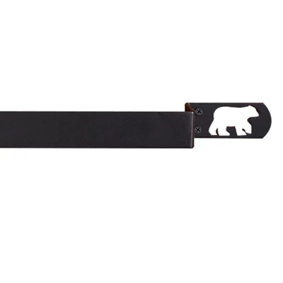 Park Designs Black Bear Towel Bar 24" 2 Park Designs Black Bear Towel Bar 24" - Image 2
