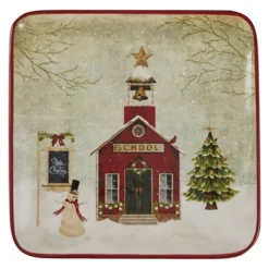 Park Designs Red Vintage Town Square Salad Plate Set Of 4 -Park Designs Sales GUEST f720a927 0ab6 47db 8945 e7f1bc793428