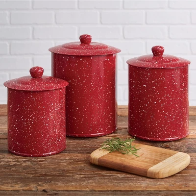 Park Designs Granite Enamelware Canisters Set Red -Park Designs Sales GUEST f80795a1 482b 41aa 9e5d 13d83a7326d6