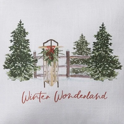Park Designs Cabin Sweet Cabin Winter Wonderland 10" Pillow 2 Park Designs Cabin Sweet Cabin Winter Wonderland 10" Pillow - Image 2