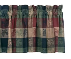 Park Designs Pinecone Valance - 14"L - Green