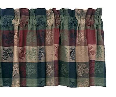 Park Designs Pinecone Valance - 14"L - Green 1 Park Designs Pinecone Valance - 14"L - Green
