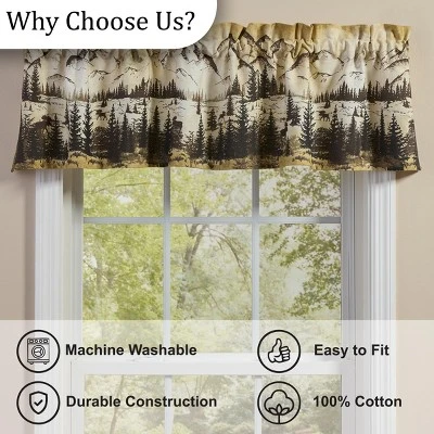 Park Designs Valley View Valance 60" X 14" 4 Park Designs Valley View Valance 60" X 14" - Image 4